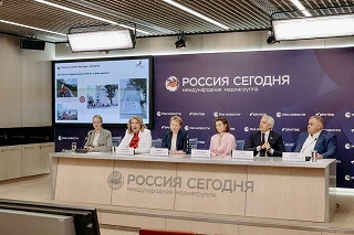 Пресс-конференция в Мультимедийном центре «Россия сегодня» к Всемирному дню донора крови