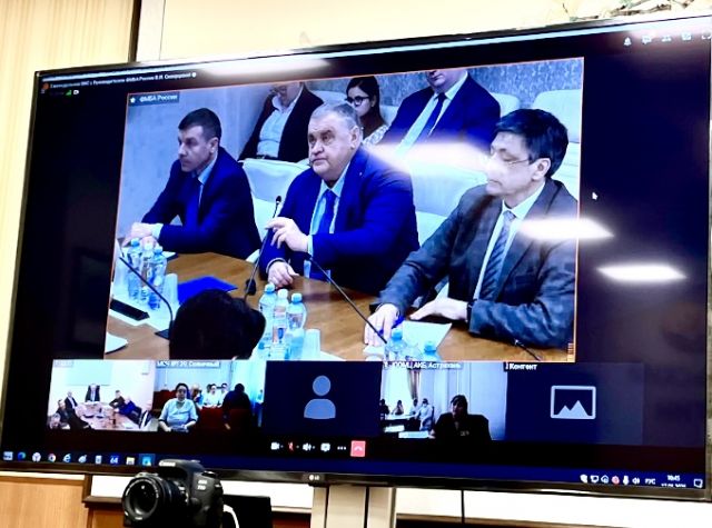 Николай Дайхес представил доклад о реализации междисциплинарного подхода в НМИЦО ФМБА России на ВКС ФМБА России